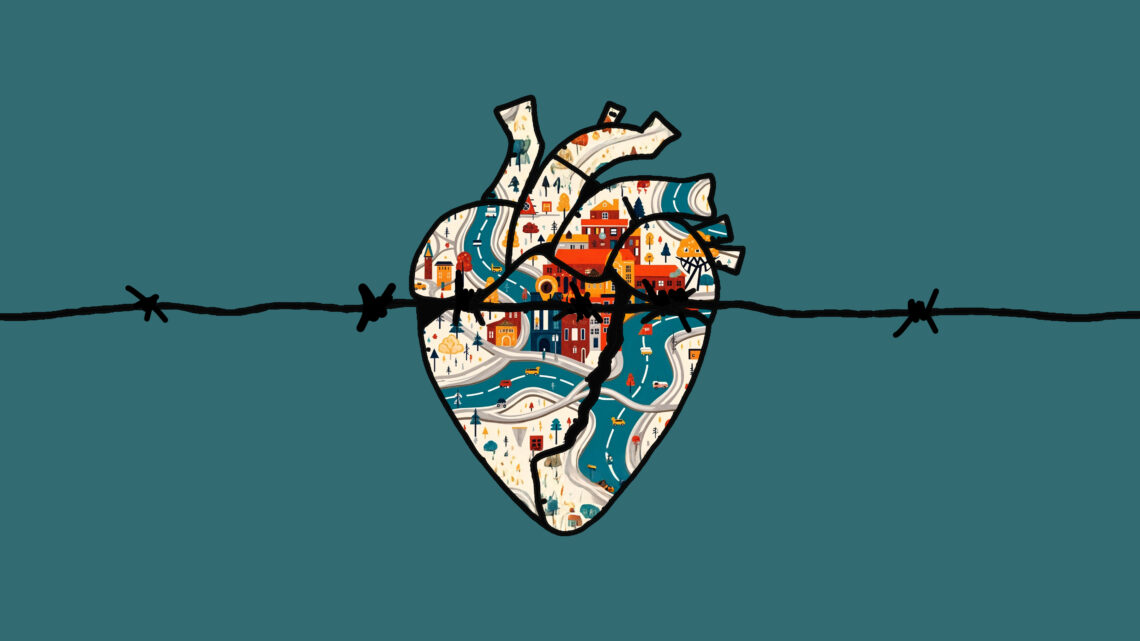 wartime, cartography, heart
