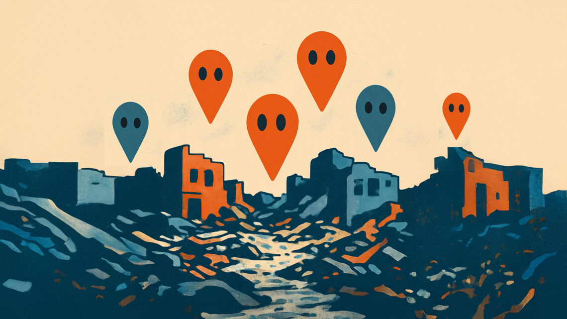 The Cartographic War: How Google Earth Turned Gaza’s Ruins Into a Digital Battlefield