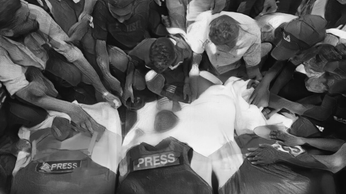 Palestinian journalists war gaza