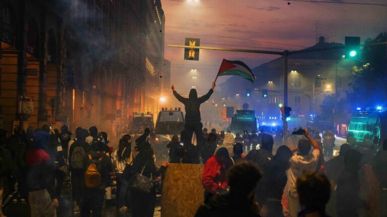 Italy, student protests